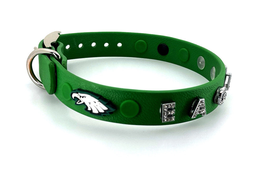 Green Dog Collars - Beau Wear