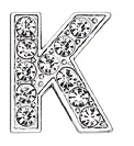 Rhinestone K - Beau Wear
