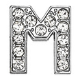 Rhinestone M - Beau Wear