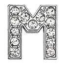 Rhinestone M - Beau Wear