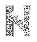 Rhinestone N - Beau Wear