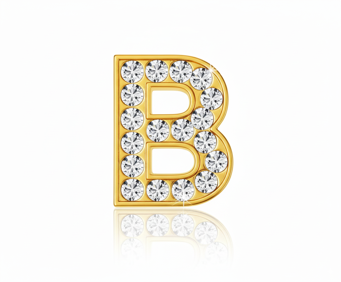 Rhinestone Gold B - Beau Wear
