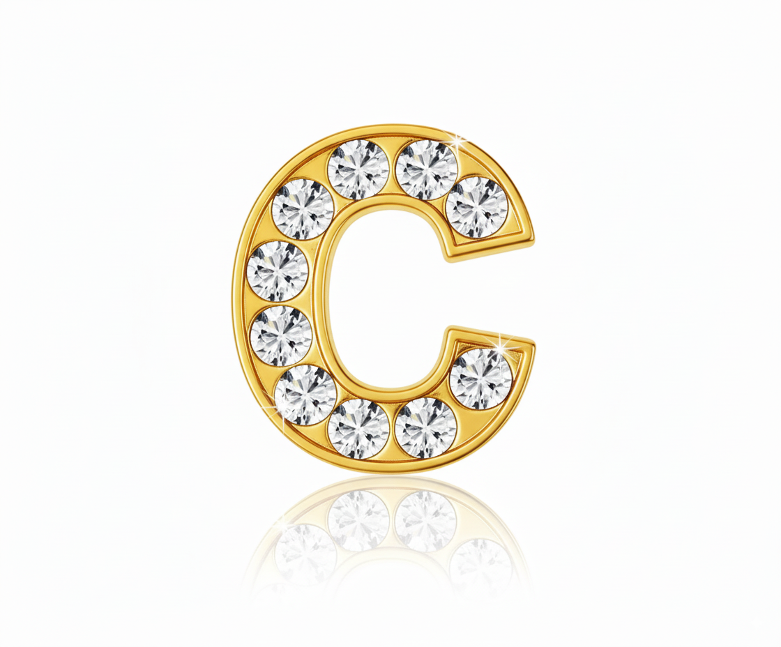 Rhinestone Gold C - Beau Wear