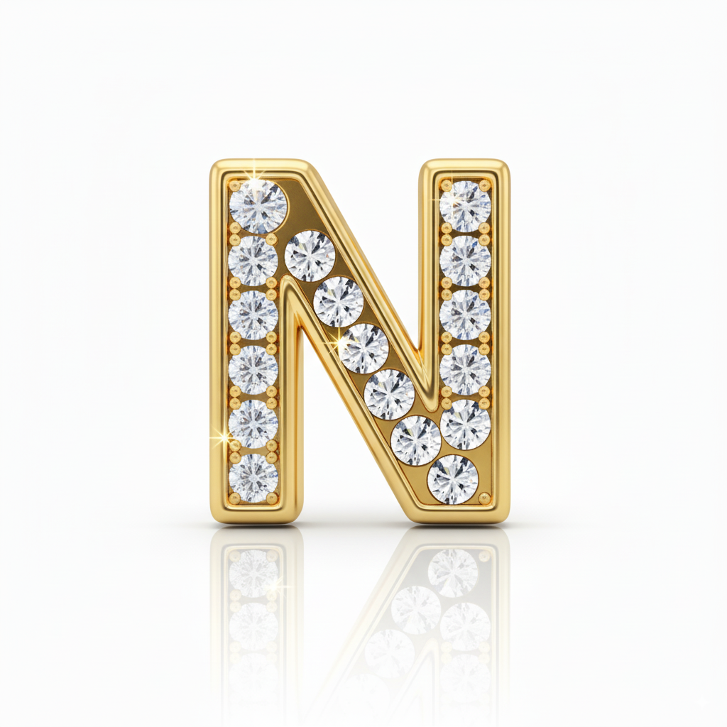 Rhinestone Gold N - Beau Wear
