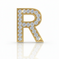 Rhinestone Gold R - Beau Wear