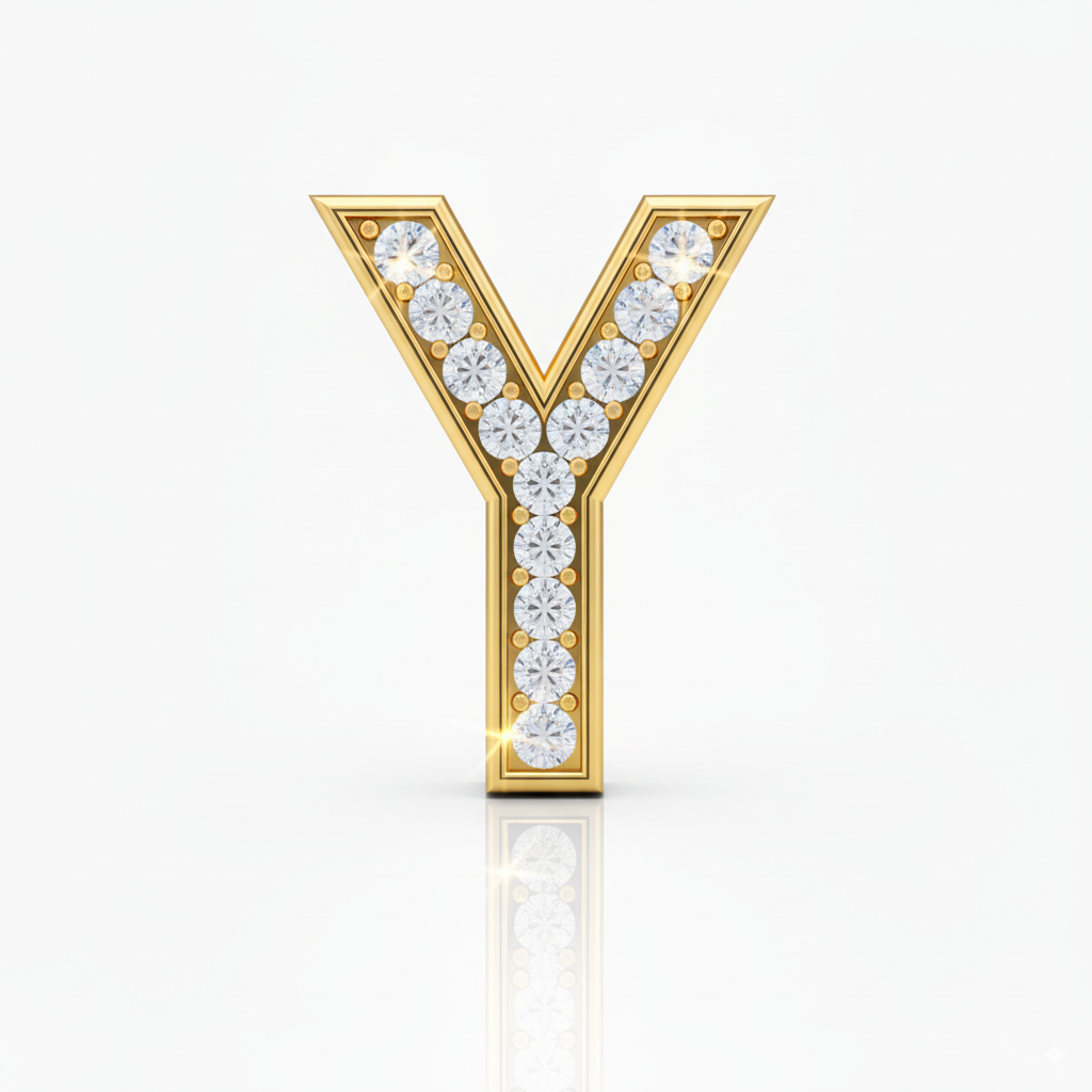 Rhinestone Gold Y - Beau Wear