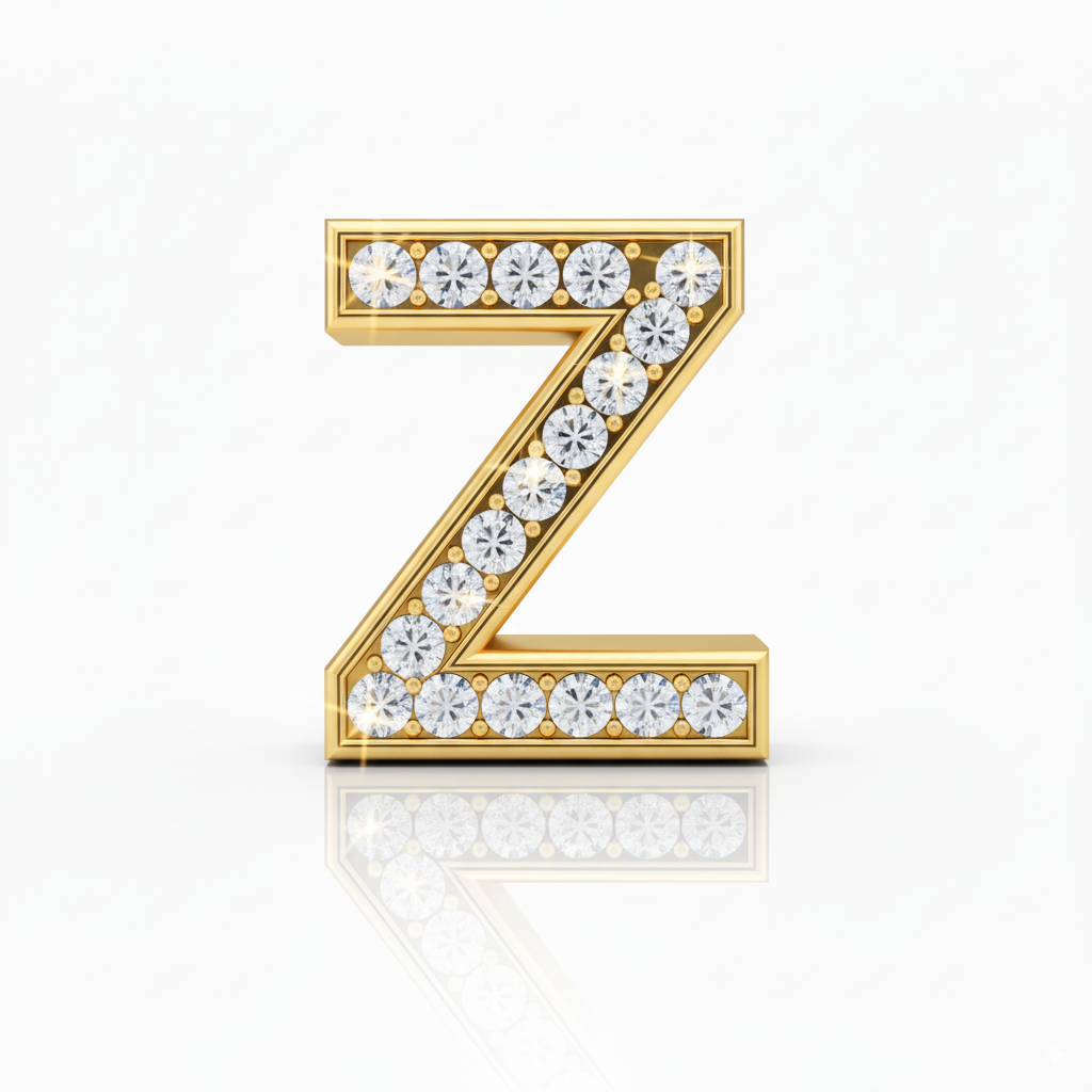 Rhinestone Gold Z - Beau Wear