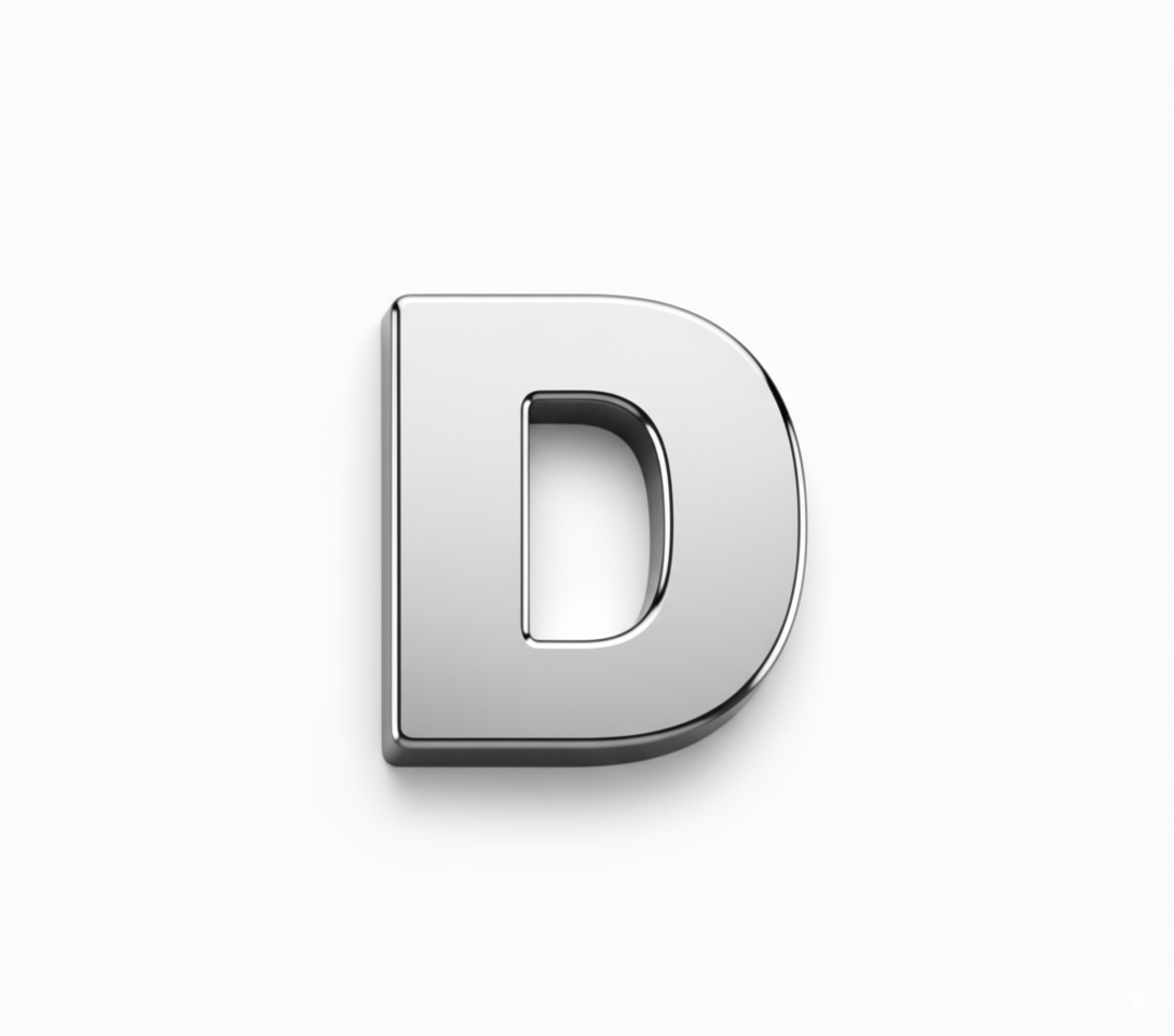 Solid Silver Finish - D - Beau Wear