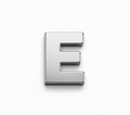 Solid Silver Finish - E - Beau Wear