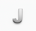 Solid Silver Finish -J - Beau Wear