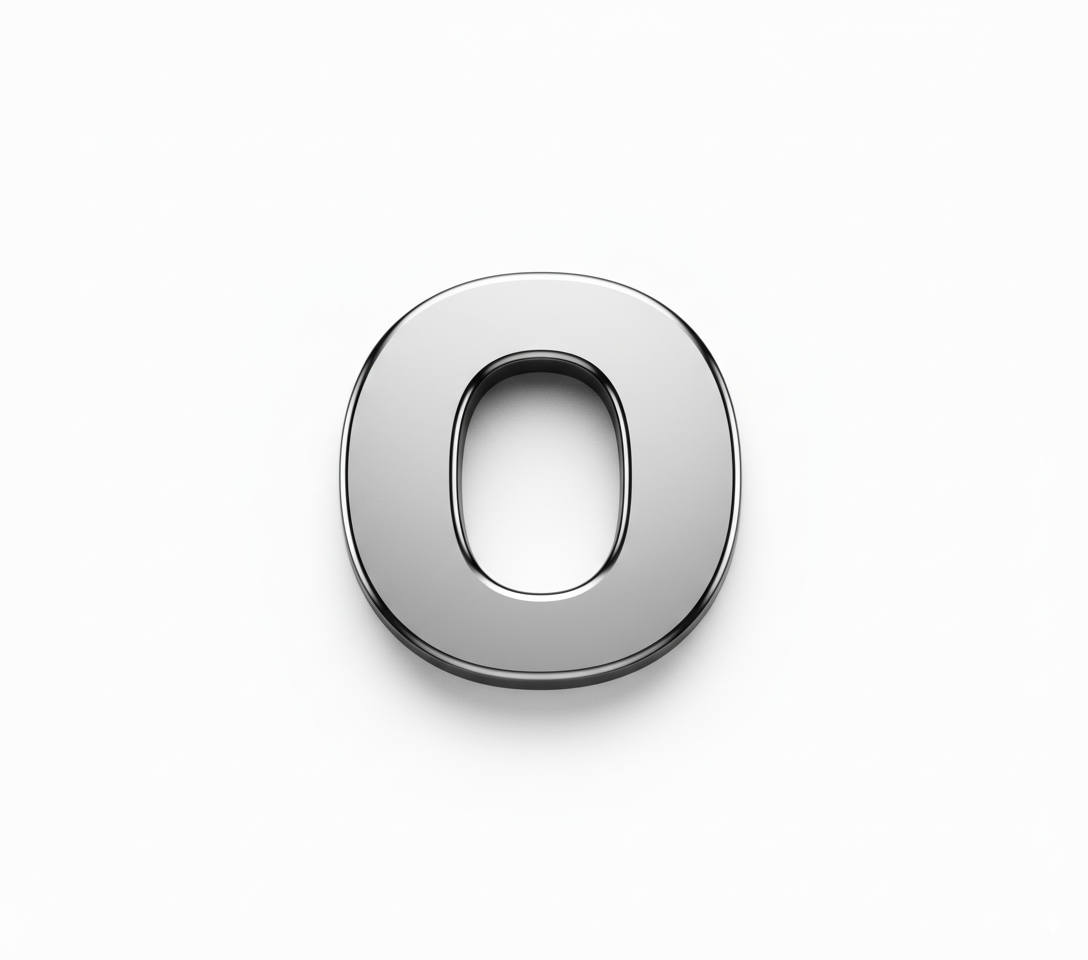 Solid Silver Finish - O - Beau Wear