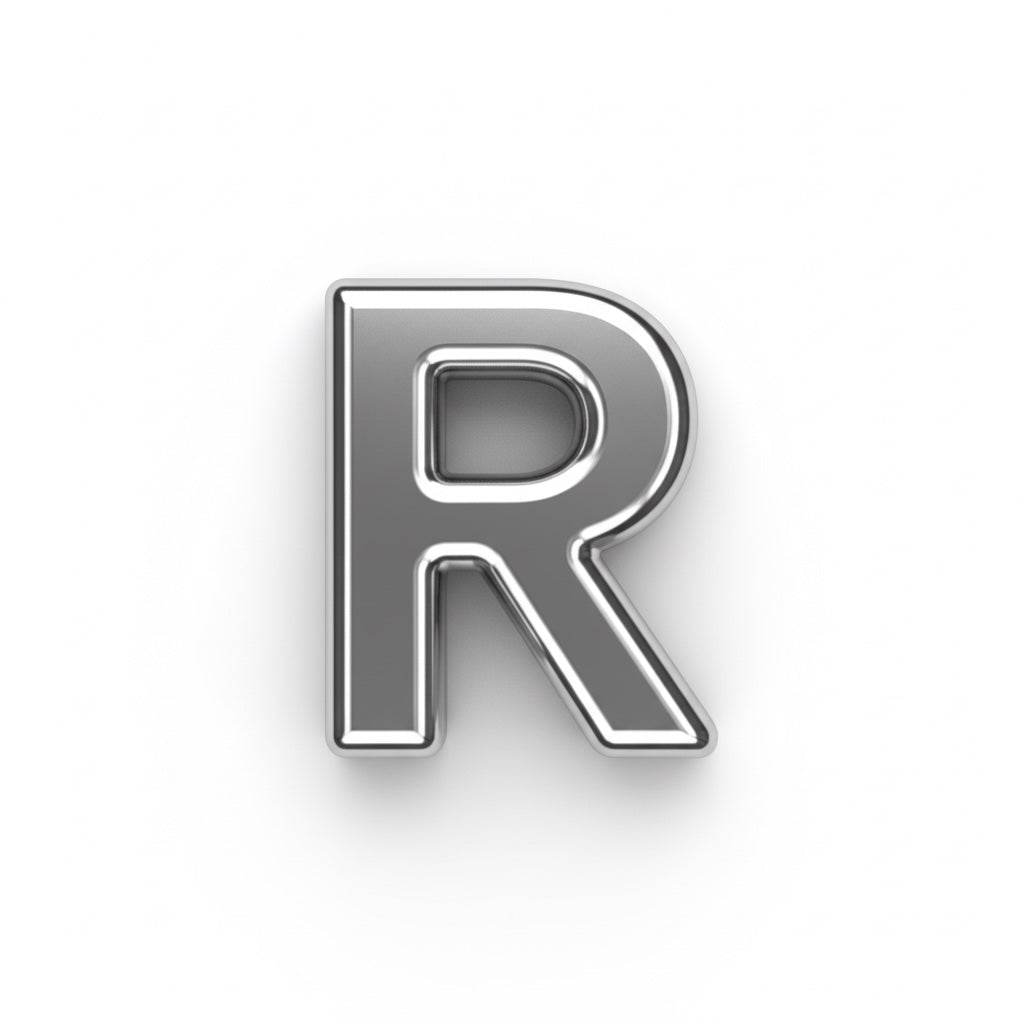Solid Silver Finish - R - Beau Wear