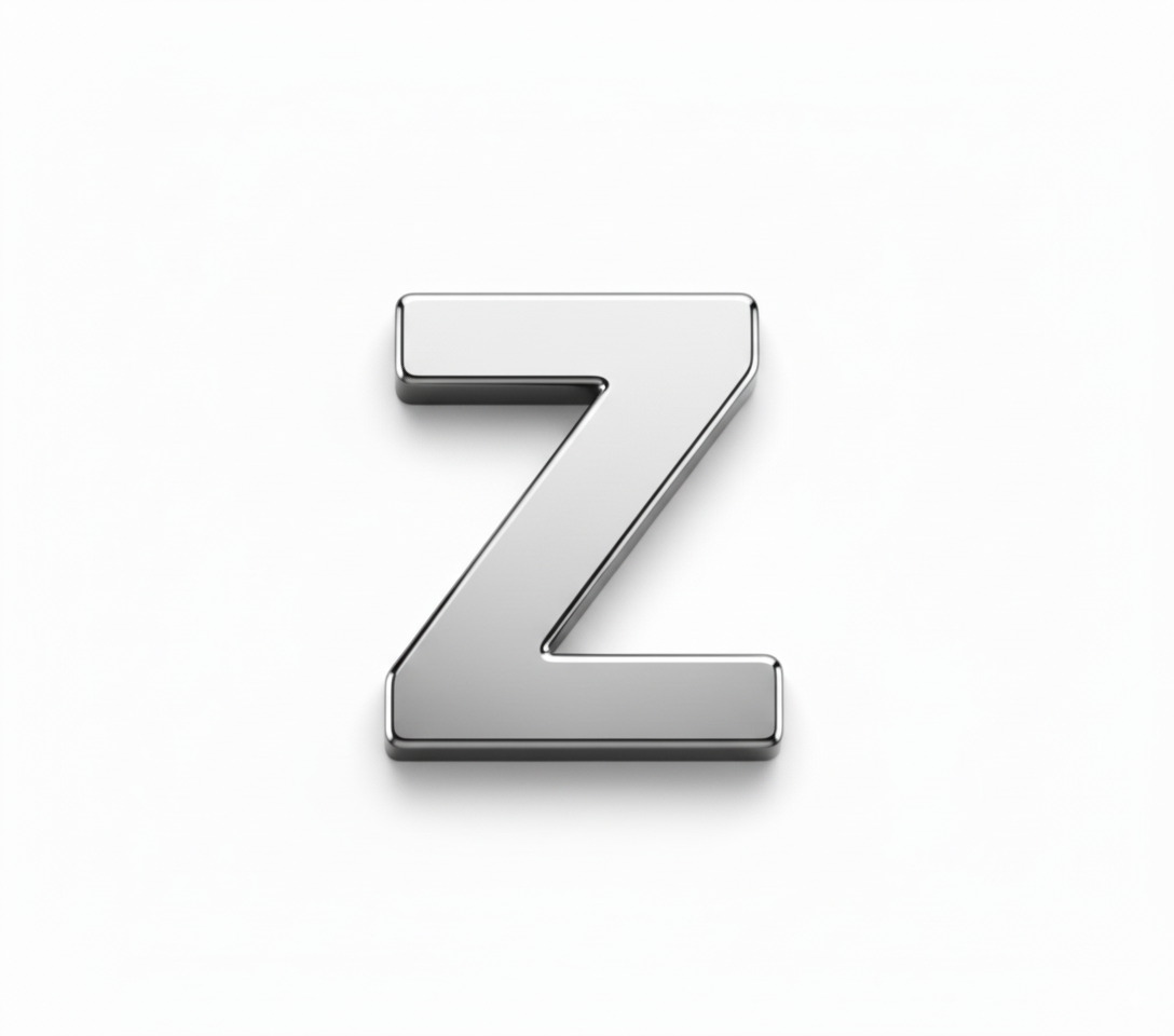 Solid Silver Finish - Z - Beau Wear