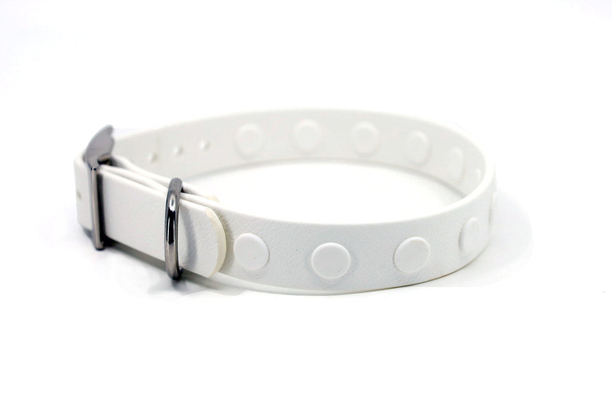 White Dog Collars - Beau Wear