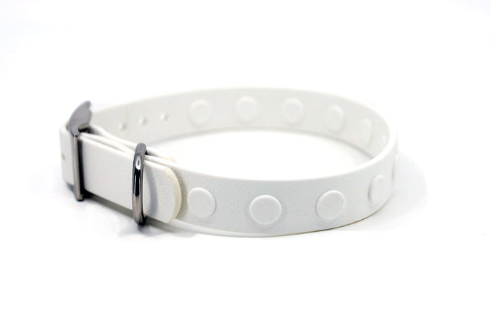 White Dog Collars - Beau Wear